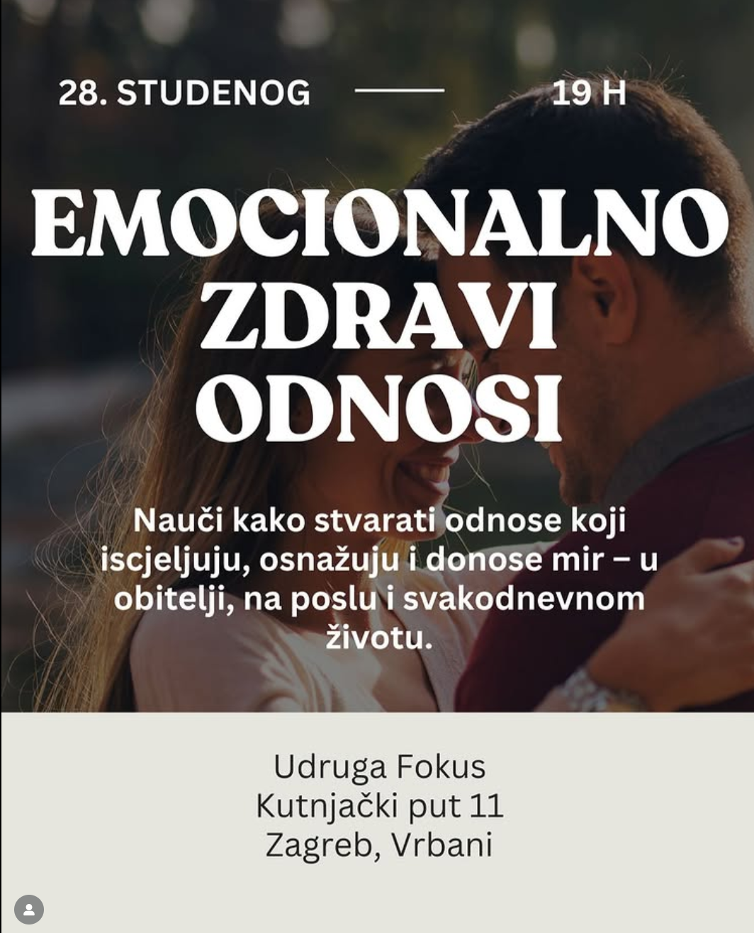 Emocionalno zdravi odnosi – interaktivna radionica