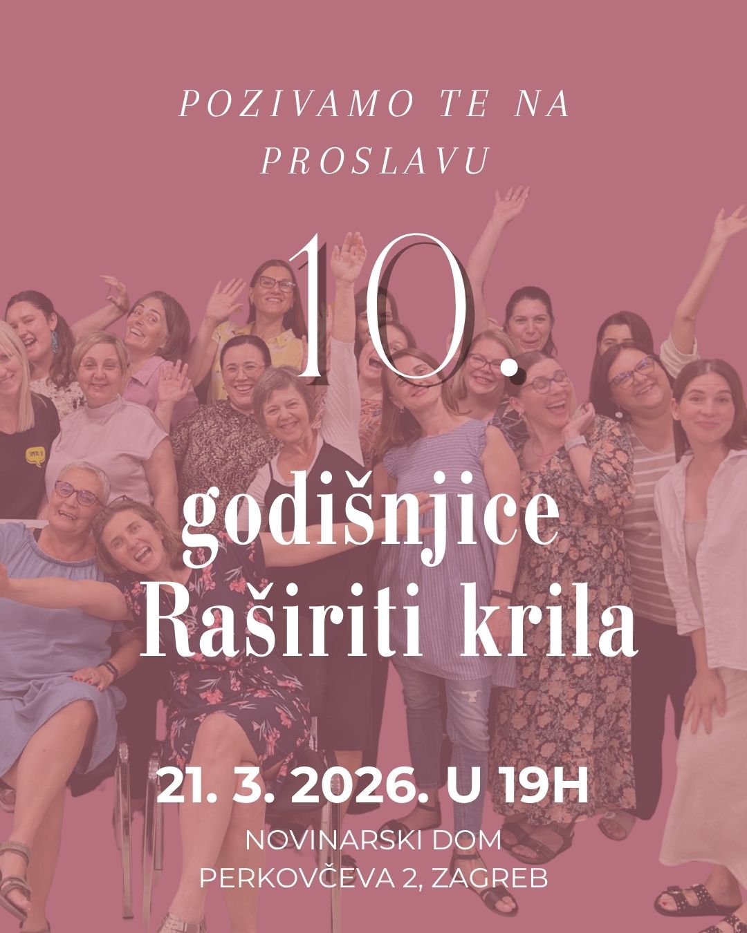 Proslava 10. godišnjice tečaja za žene Raširiti krila